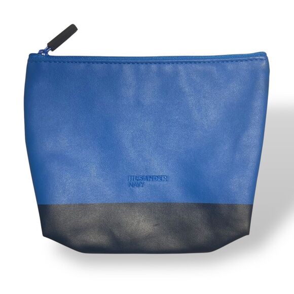 LUFTHANSA Business Class Travel Toiletry Pouch Case Bag Only by Jil Sander Navy - Picture 1 of 6